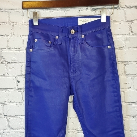 𝅺rag and Bone high rise ankle skinny jeans sz. 24 - Picture 6 of 6